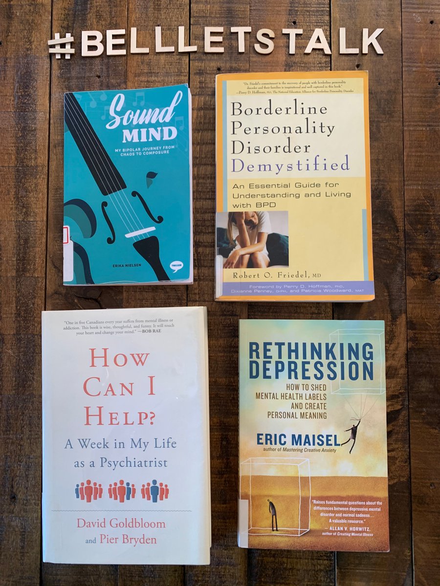 uxbridgelibrary's tweet photo. #BellLetsTalk Always be there for individuals. If a book is what someone needs- we will do everything we can to provide it for you! Let's end the stigma together. #MentalHealthMatters #MentalHealthAwareness #mentalhealthishealth #EndTheStigma https://t.co/IoWlcFCDzJ