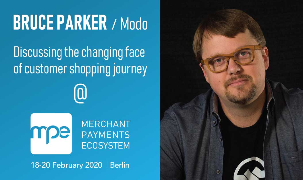 Modo CEO, <a href="/apaymentsgeek/">Bruce Parker</a>, will be speaking at Merchant Payments Ecosystem in just a few weeks! Will you be at #MPEcosystem? We would love to chat #payments with you!