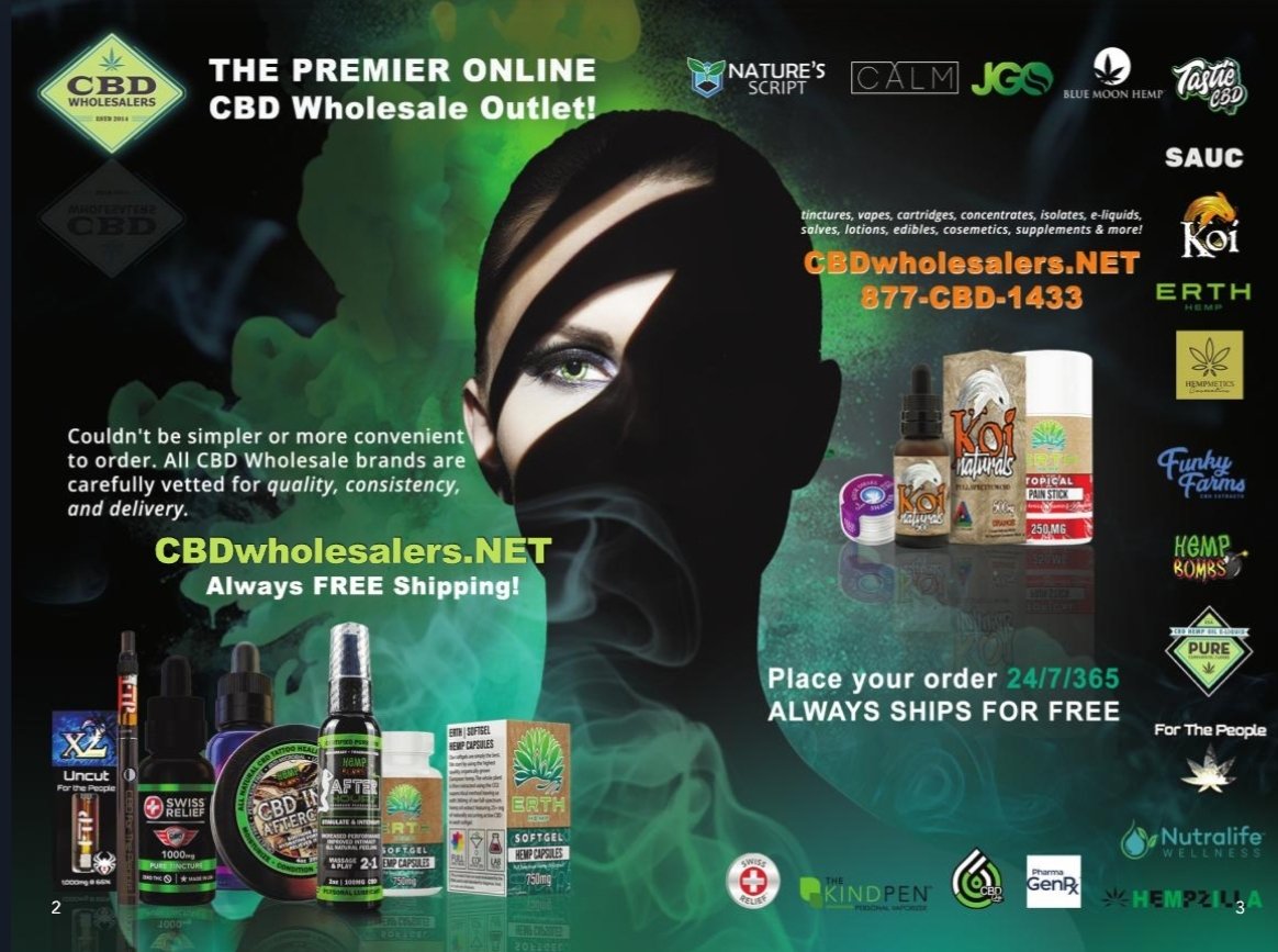 cbdwholesalers.net

#BuyersIndustryGuide #magazine #bigblackbook #subscription #big #bigindustryshow #bigindustry #bigshow #bigshow2020 #LasVegas #LV #b2b #tradeshow #wholesale #smokeshop #headshop #business #Galleria #BIGgalleria #Vaporizeexpo #Horticulture #Expo