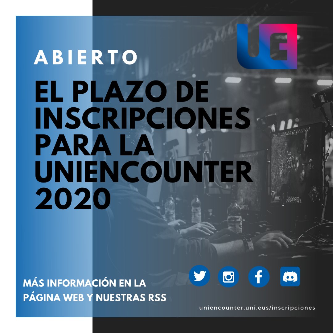 uniencounter's tweet photo. 🔥Inscripciones abiertas🔥

¡Date prisa! 

🗓️21-22 de Febrero
📌Uni Eibar-Ermua
🗣️Charlas
👨🏻‍💻Retos
🎮Competiciones
🖥️Lan Party

Para inscribirte: https://t.co/AgWp2UZEeB

Encontrarás más info en la página web. https://t.co/SRRz0SrKZ9