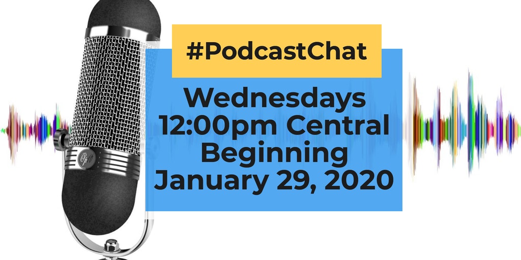 podcast_chat's tweet photo. The 2020 Kick off of #podcastchat happens today. New day. New time. Join us!

#startapodcast #itllbefuntheysaid #youaregoingtoloveit https://t.co/rq3qml1XhU