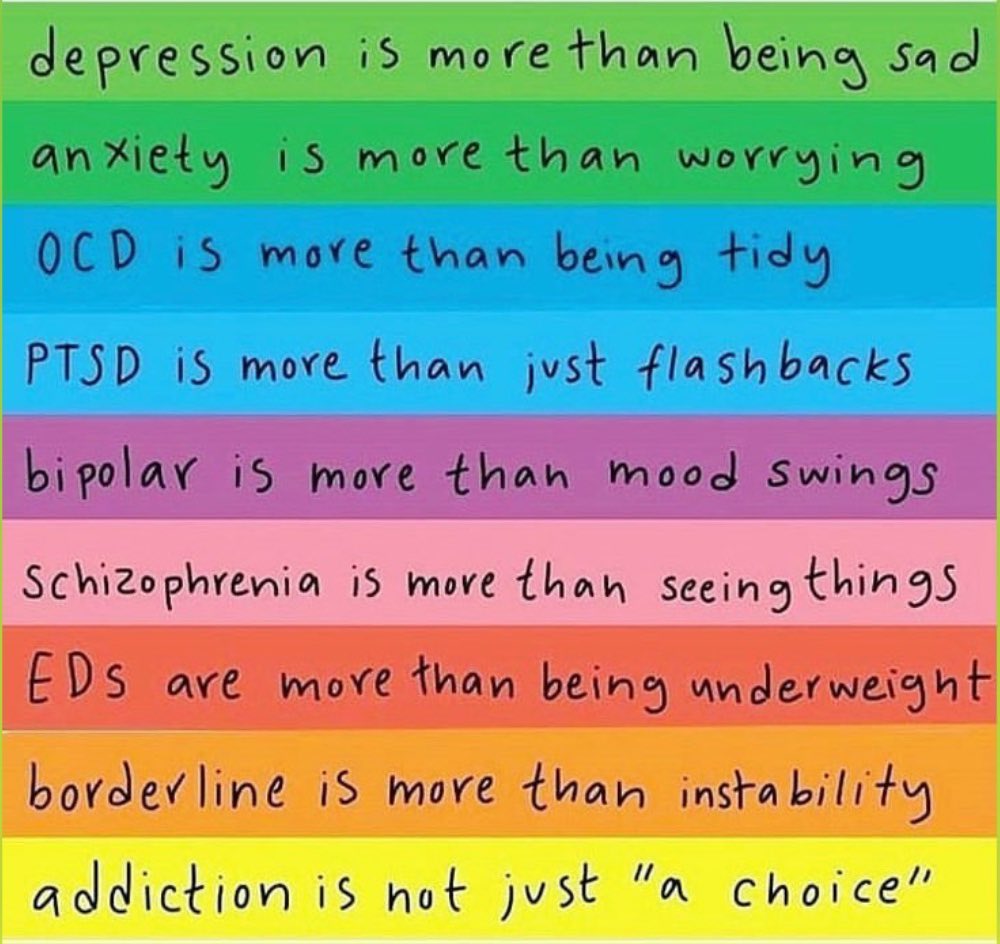 awhitebean's tweet photo. To those of you that live with mental illness(es), I see you. To those of you that support us, thank you. #Mentalillness might be part of our story but it’s not the whole book. #BellLetsTalk #MentalHealthAwareness #EndTheStigma https://t.co/zDwv5cOlCA