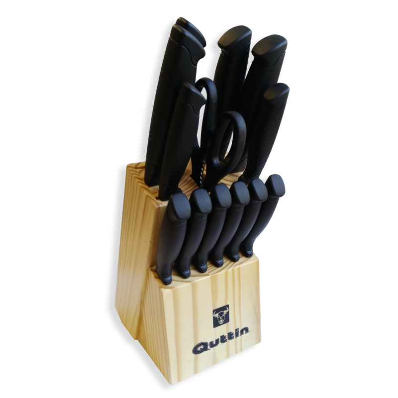DalmarShop's tweet photo. SET OF KNIVES WITH WOODEN BASE QUTTIN BLACK (14 PCS)
https://t.co/XJepGg2dI0
#Dalmarshop #WednesdayWisdom #GrandBigMac https://t.co/IHO134nlXu