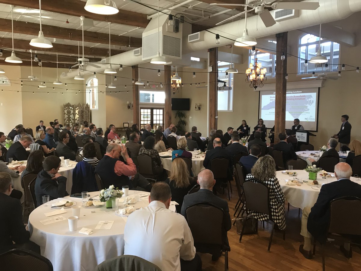 nceda_'s tweet photo. Thanks to everyone who came out to the Triad Networking Luncheon in Greensboro yesterday! A great panel discussion on Brownfields, sponsored by C.T. Wilson Construction, hopefully gave our members something to take back to their communities!
#nceconomicdevelopment #nceda https://t.co/otOb5ENDnO