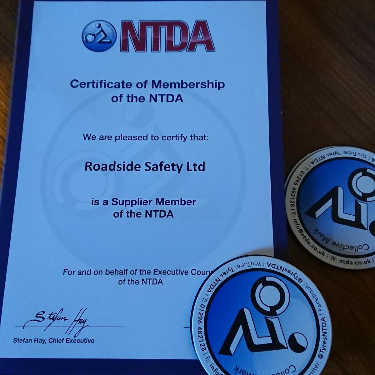 roadsideuktrain's tweet photo. That's us sorted for another year as NTDA members. Proud to be a supplier to #NTDA and provide #REACTtraining it it's members https://t.co/xRFKSL5iHb