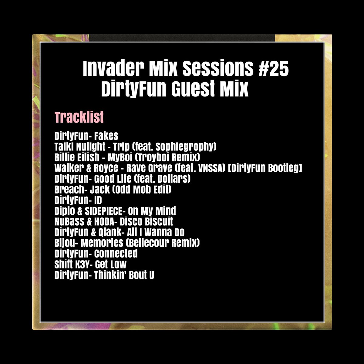 storytimerec's tweet photo. Weβre back, with another Invader Mix Session, hosted by @nostalgixmusic & StoryTime! This week, we welcome Las Vegas based artist DrtyFun for a guest mix. Game on! π #invadermixsession
SoundCloud: https://t.co/2JPIITgKA3 https://t.co/NhHIFKk9Gs