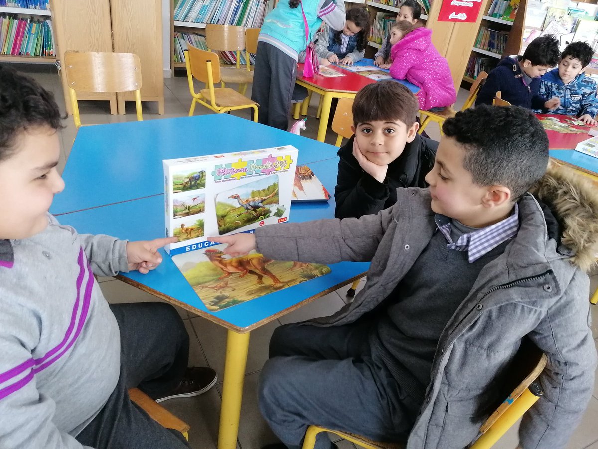ReinaZaybak's tweet photo. Grade two learners celebrate ''The National Puzzle Day" on their own. #puzzleday #29January #Grade2learners #together
@DawhaHighSchool @MonaJalaleddine https://t.co/6hDYjTqxTq