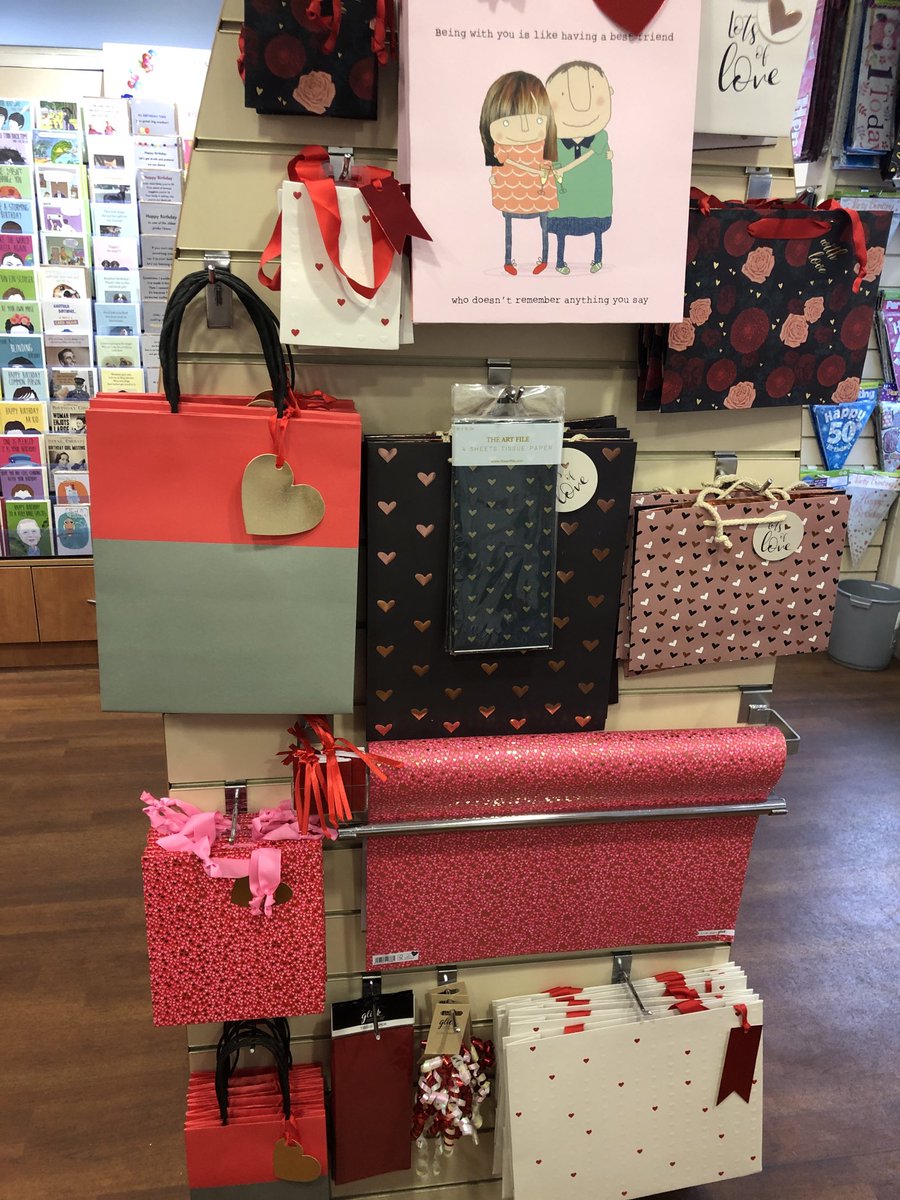 We are all ready for #ValentinesDay, we have a great selection of #greetingcards #heliumballoons #personalised #BelgianChocolates (@East Molesey shop)#EastMolesey #Teddington