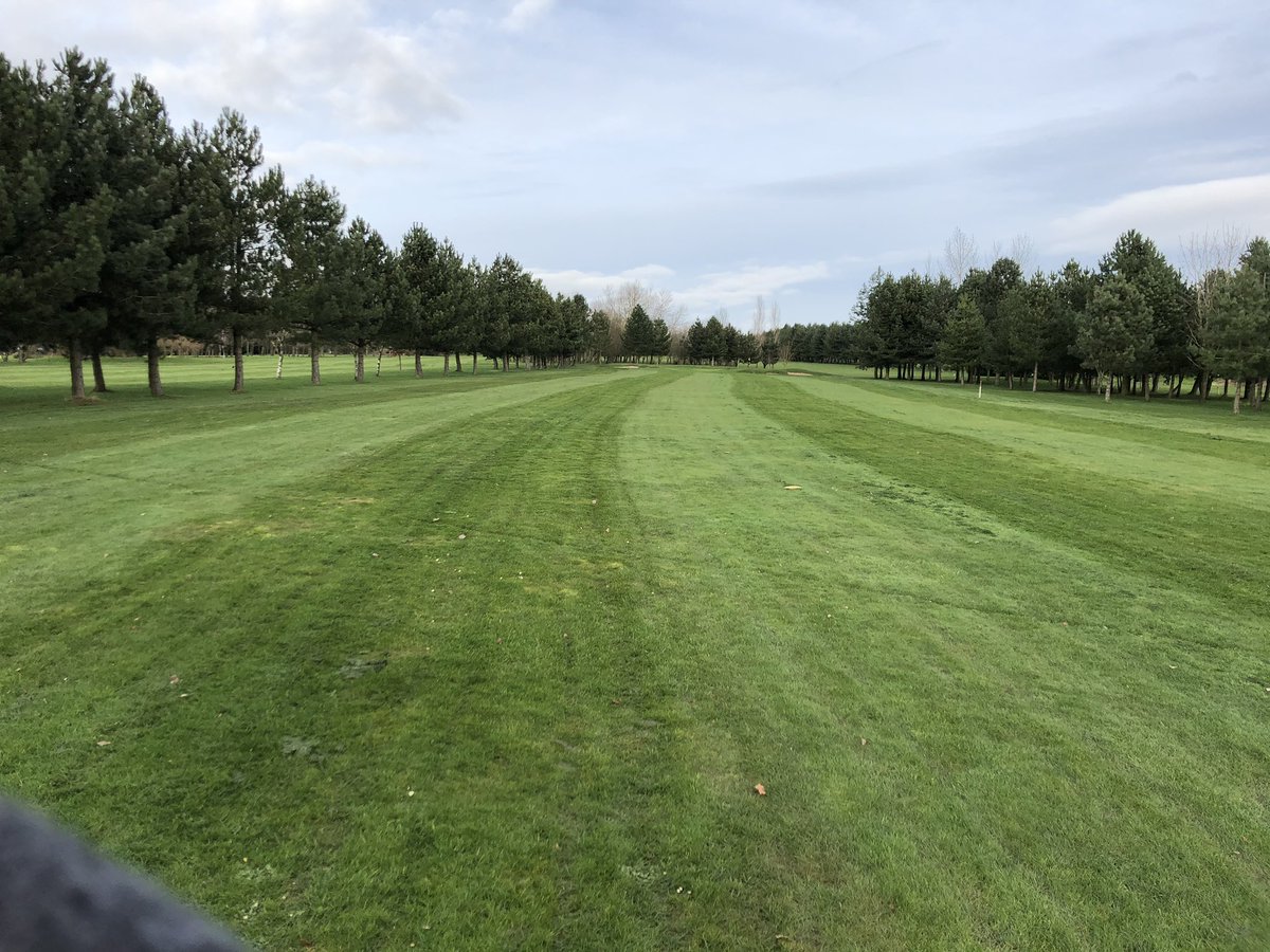 MMGolfClub's tweet photo. Great to see machinery and stripes appearing on #11, #12 & #17 today. A bit of mess has been made, but overall should help the course dry out! #Spring #DryingWeather #FingersCrossed https://t.co/ffqFpBDBZ8