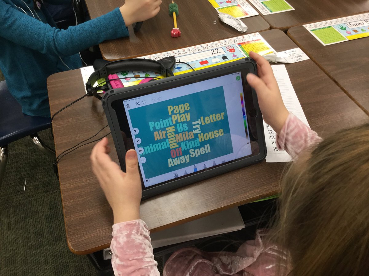 Word building with Word Clouds! #spelling #TweetThatTechPVE