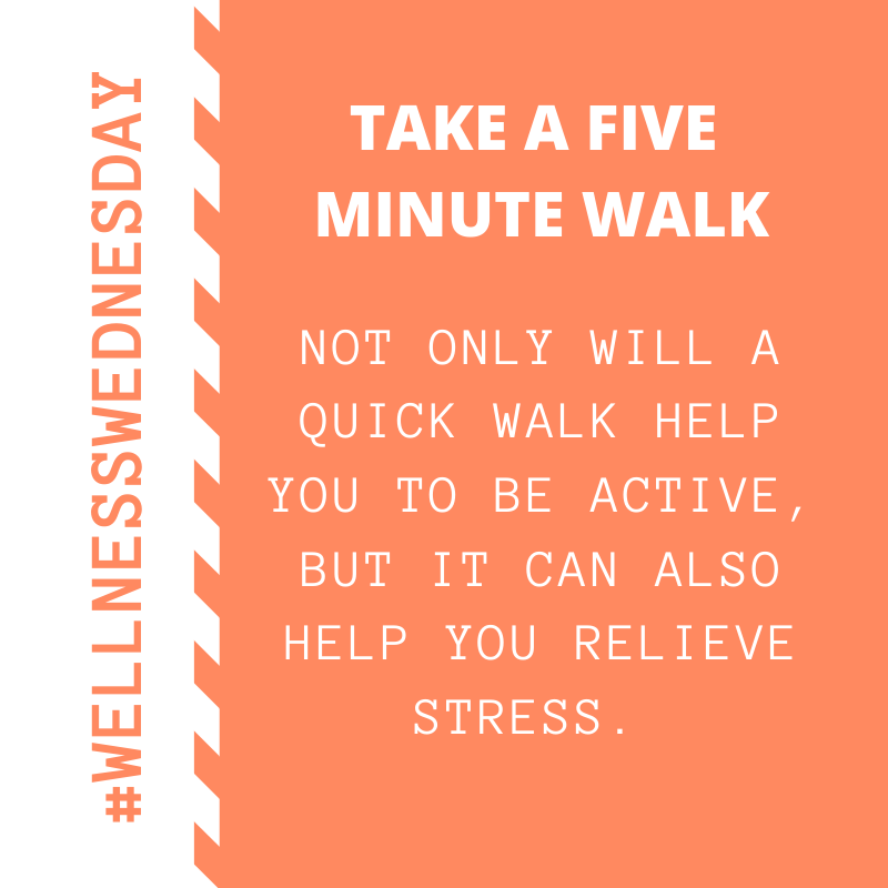 It's our last #WellnessWednesday this month. Do you really need the WHOLE hour to eat your lunch?