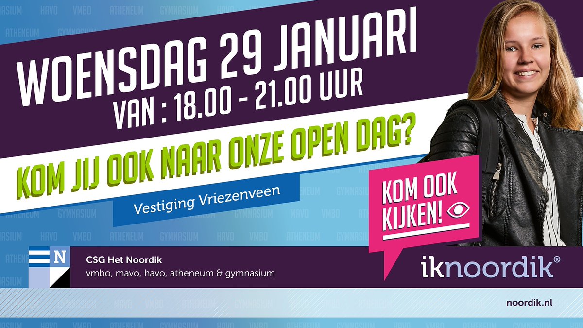 Kom jij ook vanavond naar ons open huis?