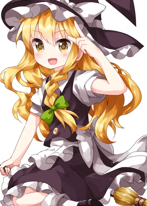 #深夜の真剣お絵描き60分一本勝負 霧雨魔理沙 