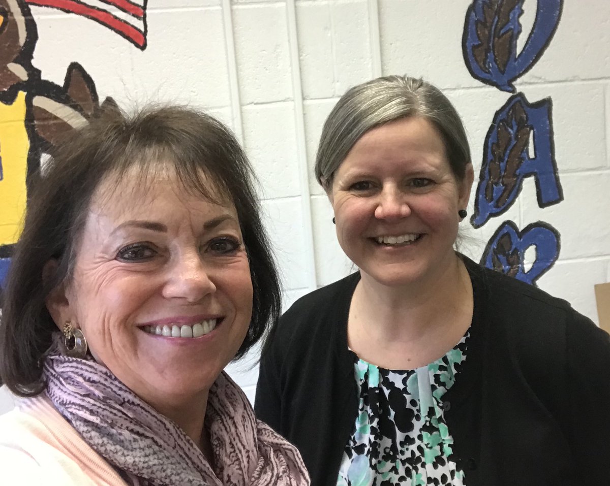 MentorRiley's tweet photo. A terrific visit with a new principal in Fairfax County, VA. So much enthusiasm and leadership! Her school is in Good Hands!! #VAESP #NAESP #IMA https://t.co/trABTVoBep