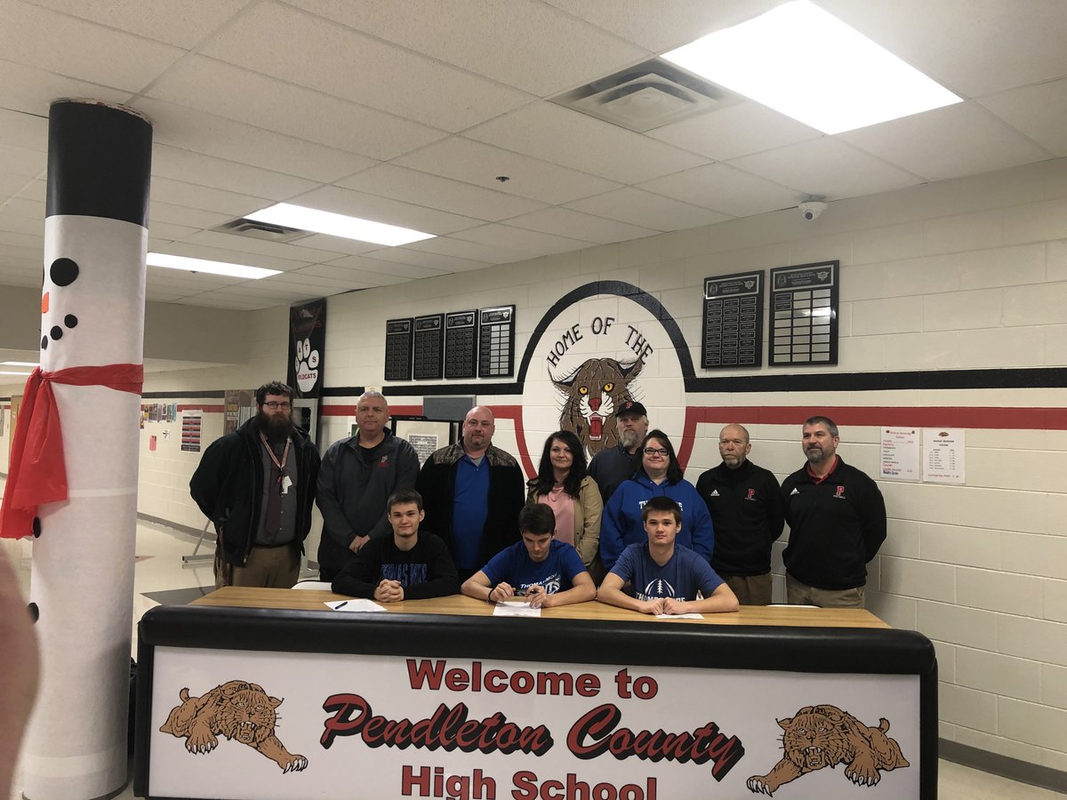 Congratulations to senior athletes Colton Beane, Colby Beane, and Matt Campbell as they sign letters of intent to continue their academic and football careers at Thomas More University!