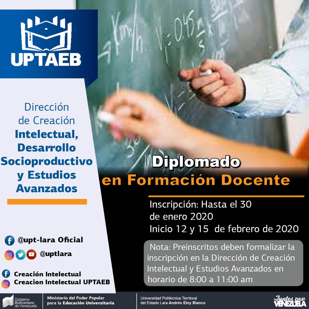 CreacionInt's tweet photo. Atentos aspirantes a participar... https://t.co/hZxL3pxcm7