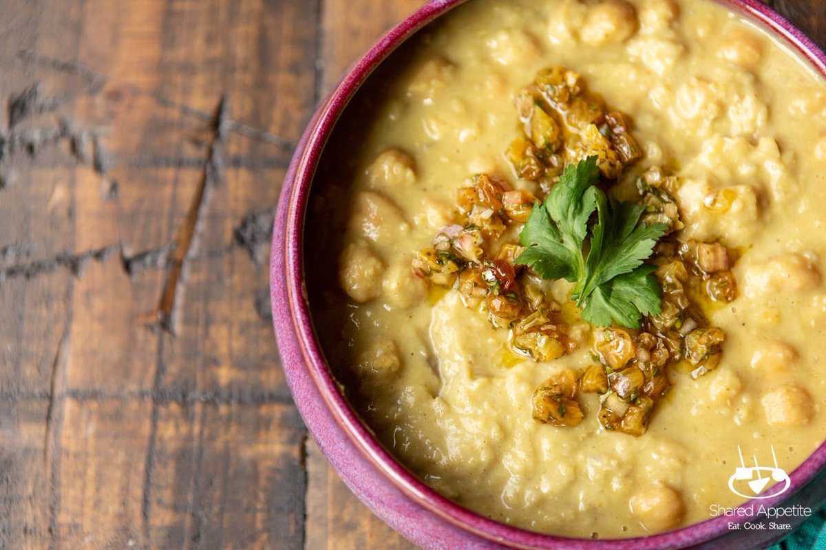 sharedappetite's tweet image. Coconut Curry Chickpea-Lentil Dal with Cilantro Raisin Chutney ---&amp;gt; sharedappetite.com/recipes/coconu…