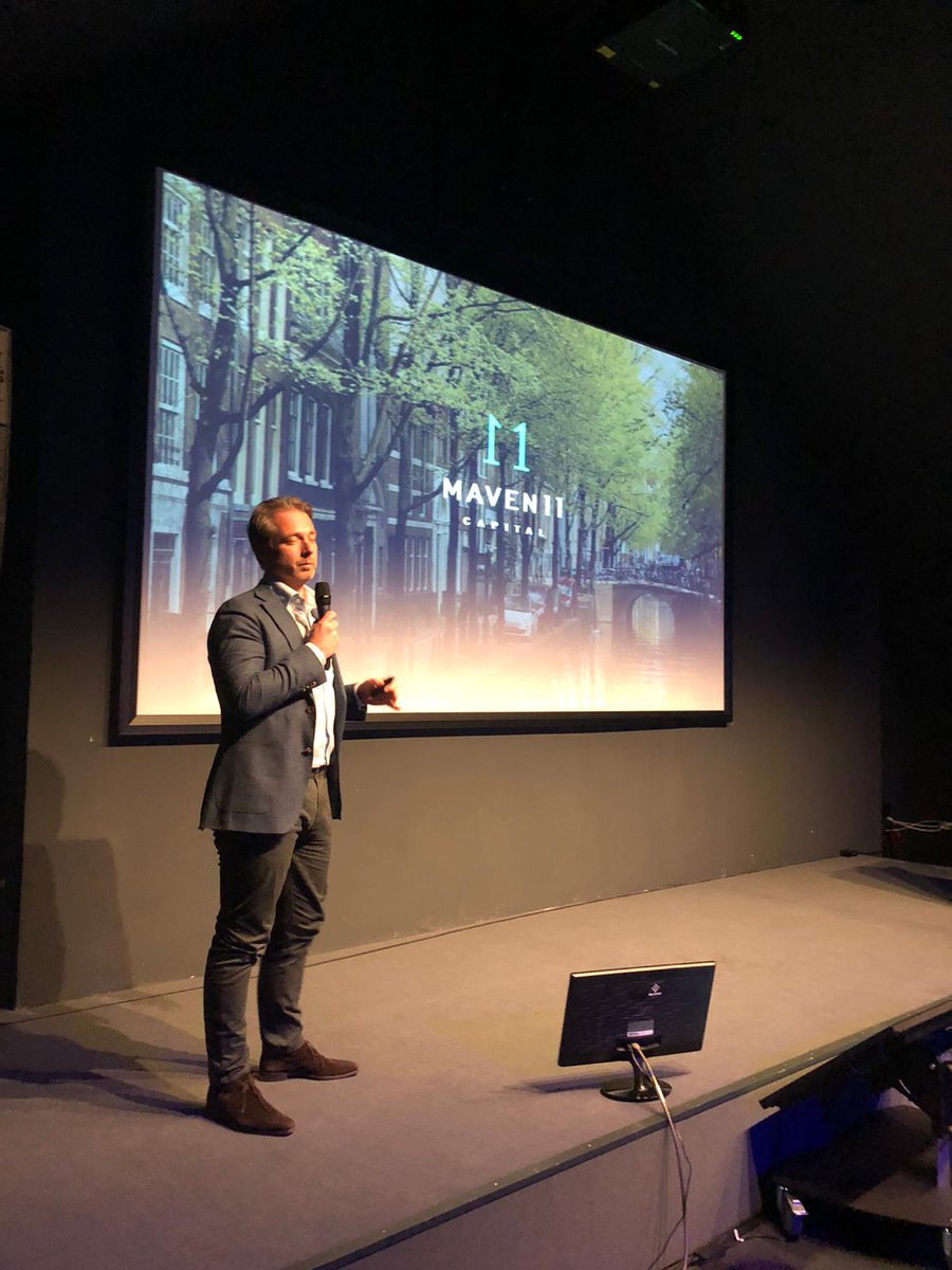 ber_chain's tweet photo. Member pitch from @BCNLfoundation 's @Maven11Capital by founder @JCvdPlas
Maven 11 is an investment firm focused on early stage startups working on #DLT solutions
Access live stream here: https://t.co/FyrXq3g0F0
#BlockCollab #Ecosystem #Exchange https://t.co/rafWp2US9Q