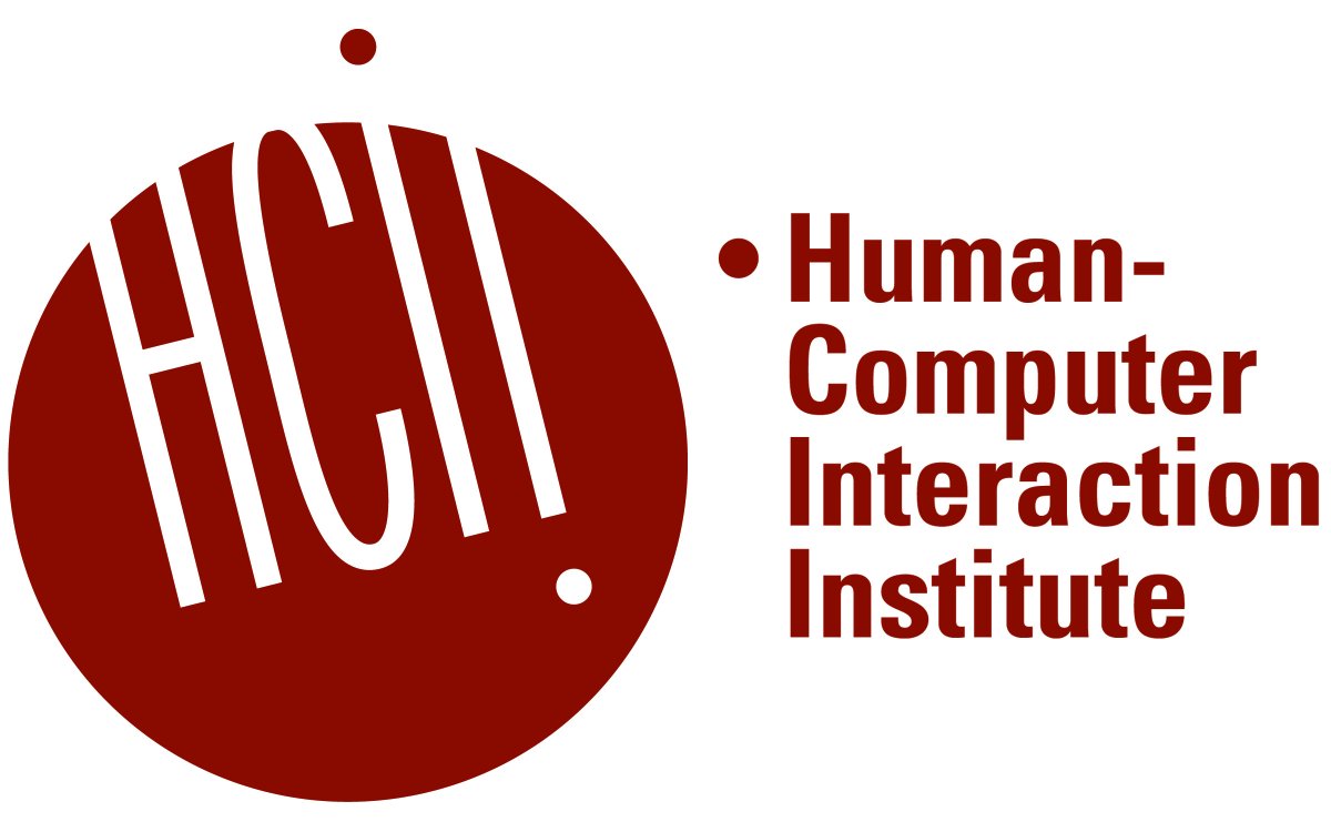 Carnegie Mellon University Human-Computer Interaction Institute logo, a red circle and text on a white background