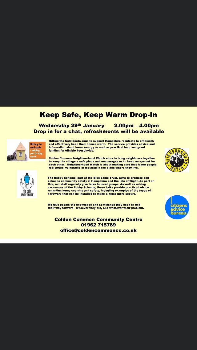 ColdenCommonCommunityCentre tweet media