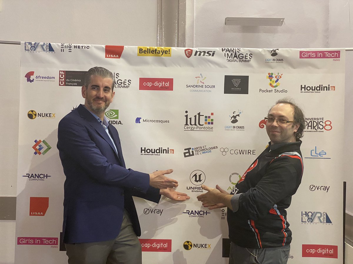 RIP4RT's tweet photo. Aujourd’hui on a eu l’honneur de recevoir Chris EDWARDS président et fondateur de @TheThirdFloor. 🏆@light_in_chaos @interefx #vfx #3d #graphic #hackathon #ultrahackathon https://t.co/olZGJjZ4oa