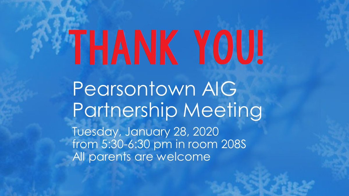 PearsontownAA's tweet photo. Thank you to the #PandaParents who came to the @PtownElem's Advanced Academics Partnership meeting last night!  WE ARE COMMITTED TO PROVIDING ENRICHMENT FOR ALL STUDENTS!  If you are interested in helping for Science Night, please let us know!  We have both big and small tasks! https://t.co/KgvM1OauFy