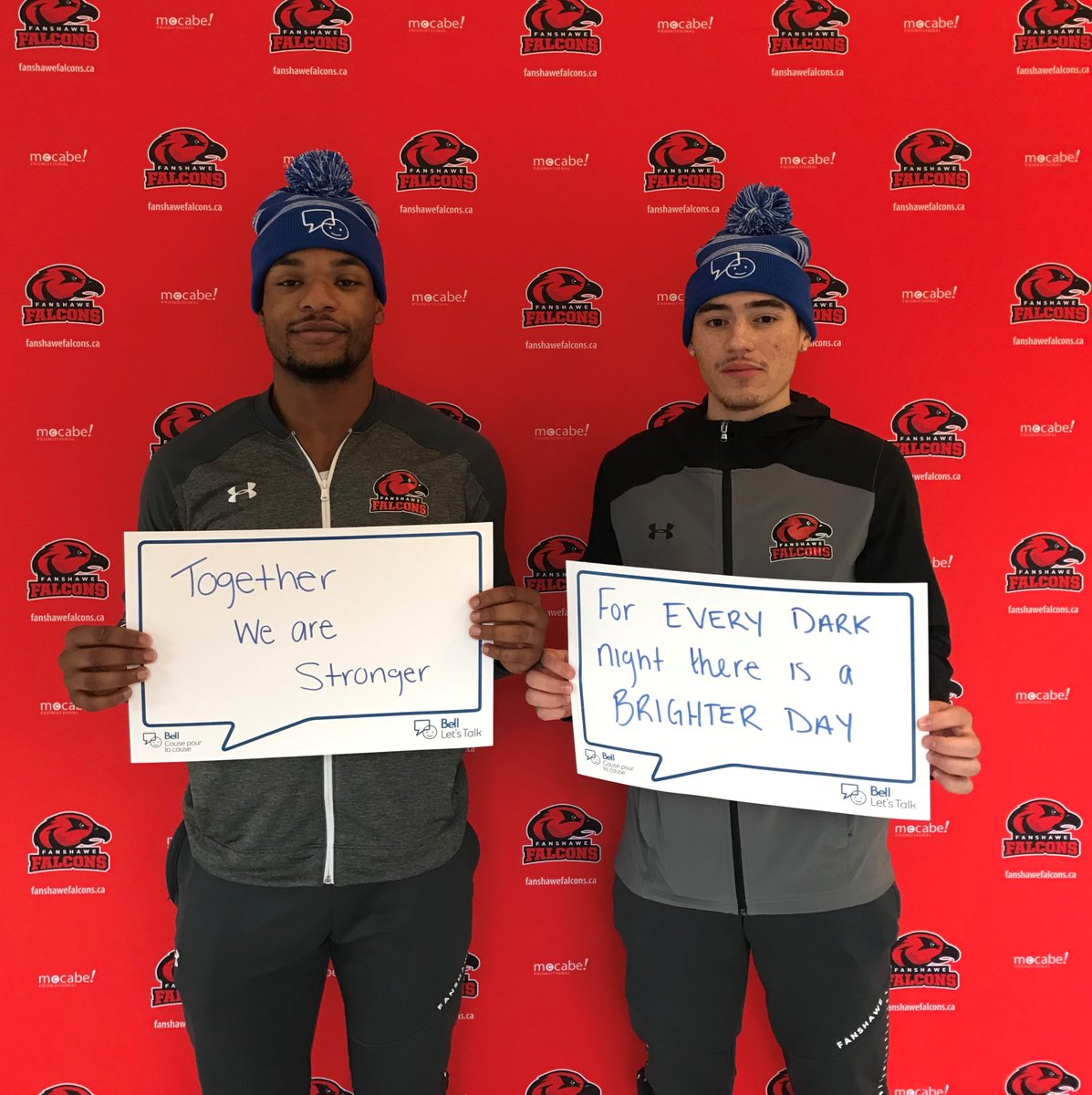 FanshaweFalcons's tweet photo. For every dark night, there is a brighter day💙#BellLetsTalk https://t.co/4ByuULEyaw