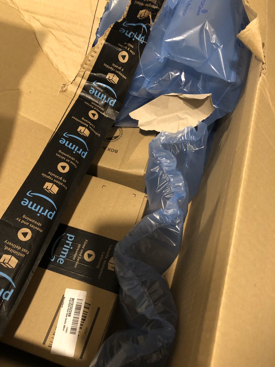 benjamin_London's tweet photo. @AmazonUK terrible packaging, huge amount of waste... 6 x 330ml bottles of root beer all individually boxed and then boxed again within two bigger boxes using a mass of bubble wrap and plastic. What a #waste #plasticwaste unnecessary #pollution https://t.co/8fRwvVNpSC