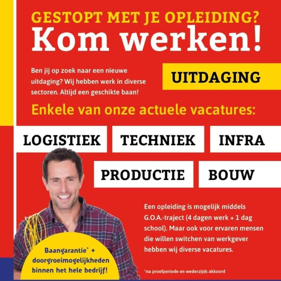 SlagerStaphorst's tweet image. #Vacature Slager industriële dienstverlening 
Bel 0522461884 of kom langs. slagerdienstverlening.nl voor meer info.