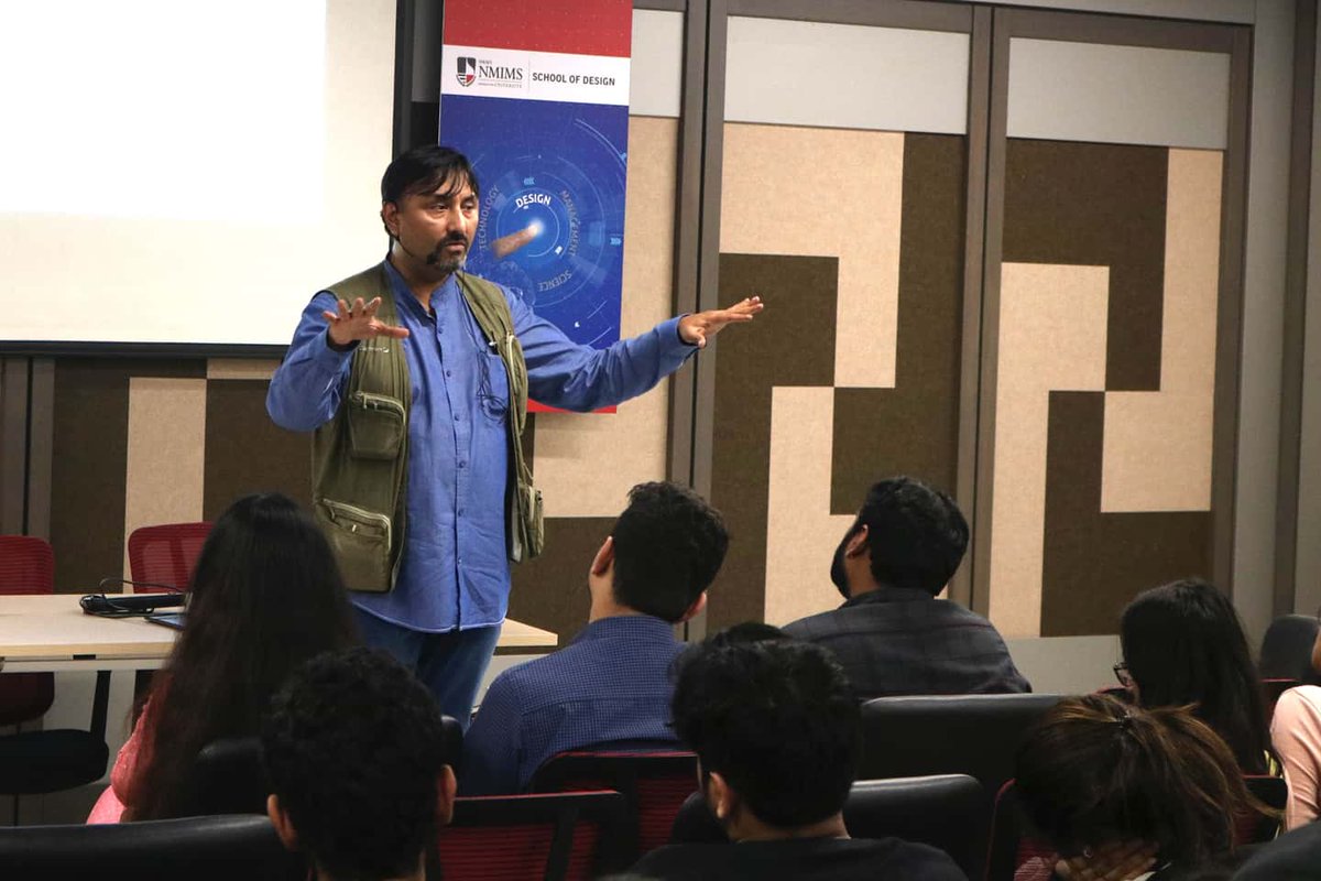 nmims_design's tweet photo. Mr. @swaroopbiswas, UX COE Head, @HexawareGlobal shares case studies to illustrate #UXDesign processes and outcomes in his talk on 'UX demystified' at #DesignPerspectives speaker series @NmimsSod
#NMIMS #NMIMSDesign #HumanisingTechnology #SchoolOfDesign #Design #EmpathyResearch https://t.co/jIgJoxxvSk