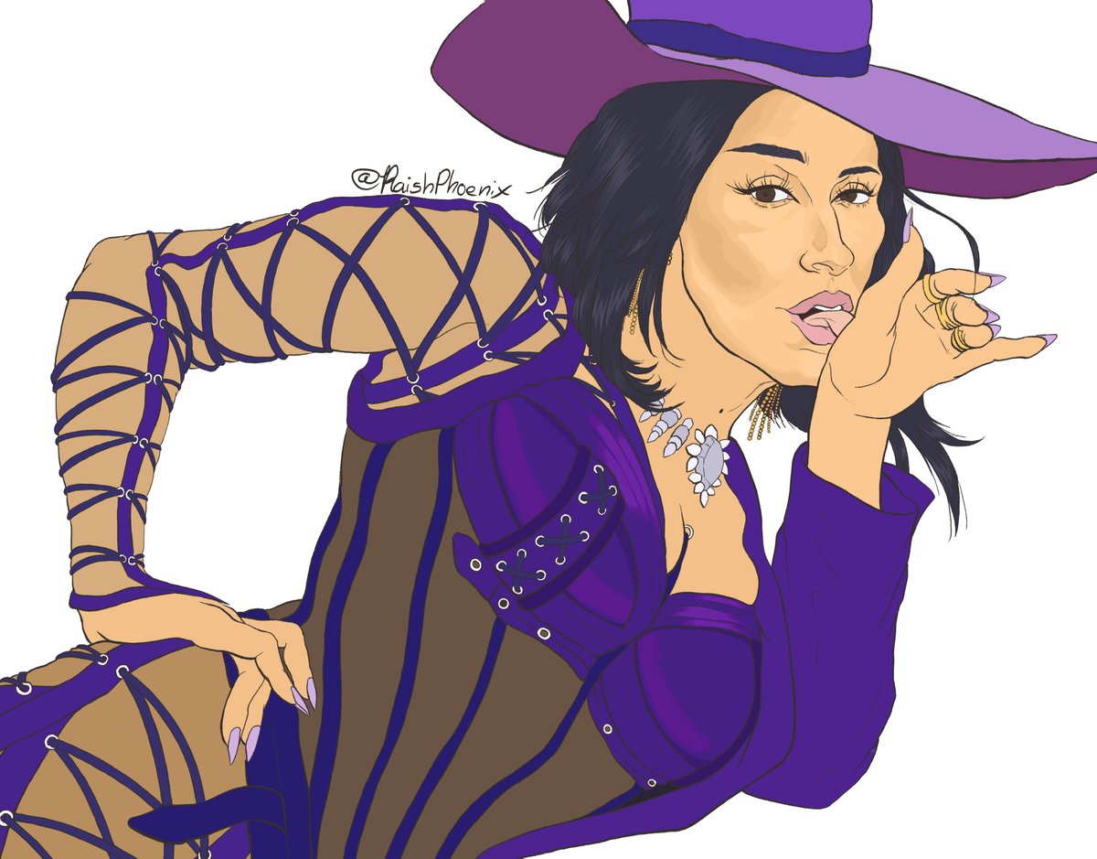 Raishphoenix's tweet photo. I still have so much work to do on this illustration but I'm really happy with how this @DojaCat😻 piece is turning out! Just posted full pics on my Patreon as well as the grayscale underpainting. Check it out here: https://t.co/hjzZpzhxE2
#DojaCat #DojaCatRules #DigitalArt https://t.co/5dVybdLXAh
