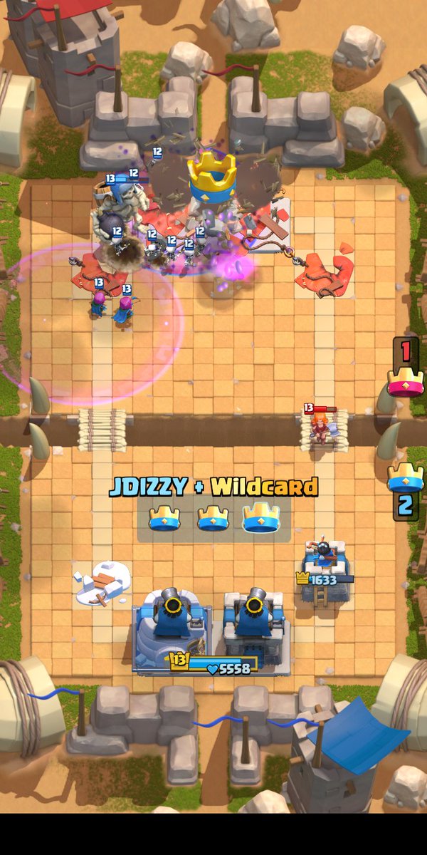 A great way to start #NCBD with an epic comeback in <a href="/ClashRoyale/">Clash Royale</a> with my good friend from the Green Bay Gobs #Wildcard! #GoGobsGo