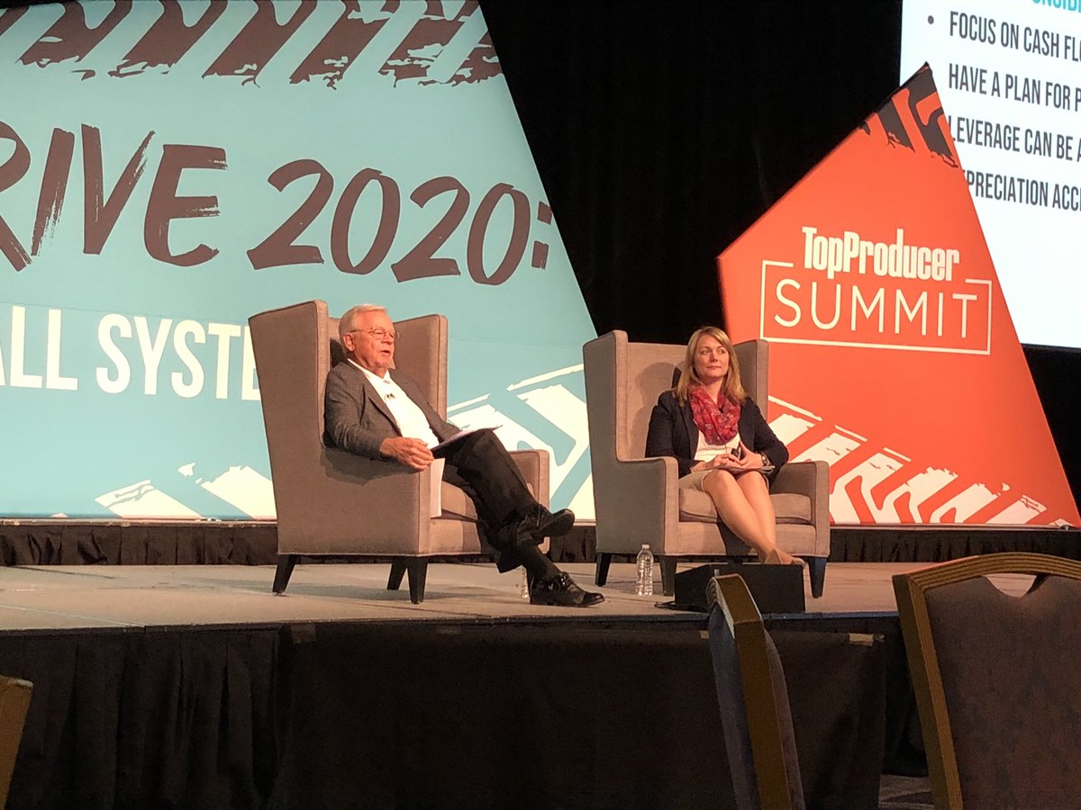 Homegrown financial lessons from Jerry Gulke: pick your parents well (easy, if you’re a farmer!) and be debt-free by the time you’re 50.  #TPSummit20