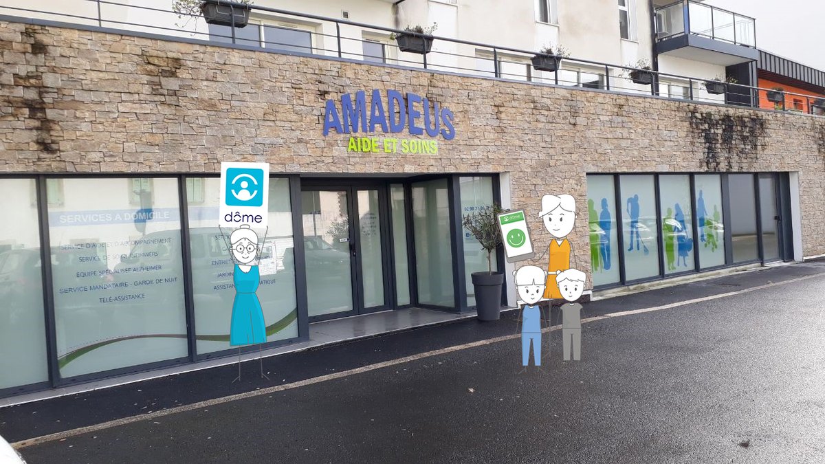 DomeOfficiel's tweet photo. Madeleine &amp; Nathalie ont accompagné les équipes de #AmadeusAideetSoins pour les former à l'utilisation de Dôme. Encore une structure du #CollectifAlliance, membre du réseau @UNAdomicile, qui s'engage pour les #personnesaidées et les #aidants !
Un grand merci pour votre accueil ! https://t.co/yG3dxUKK64