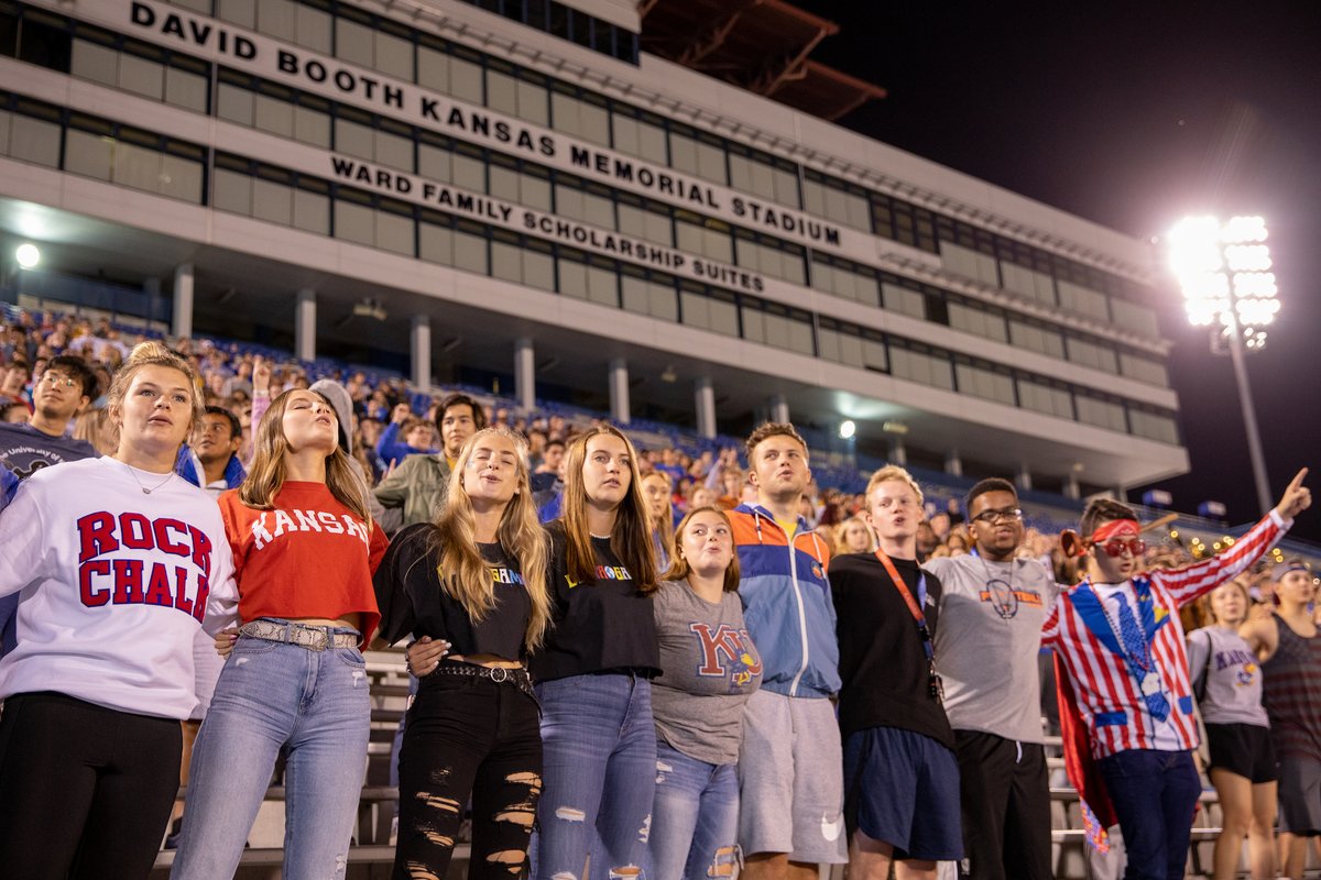 UnivOfKansas's tweet photo. Some people — regardless of where they’re born — say Kansas is home, and those people are our people. Happy birthday, Kansas. We wouldn’t want to be anywhere but here. #KansasDay #RockChalk https://t.co/rkGWpHXY0c