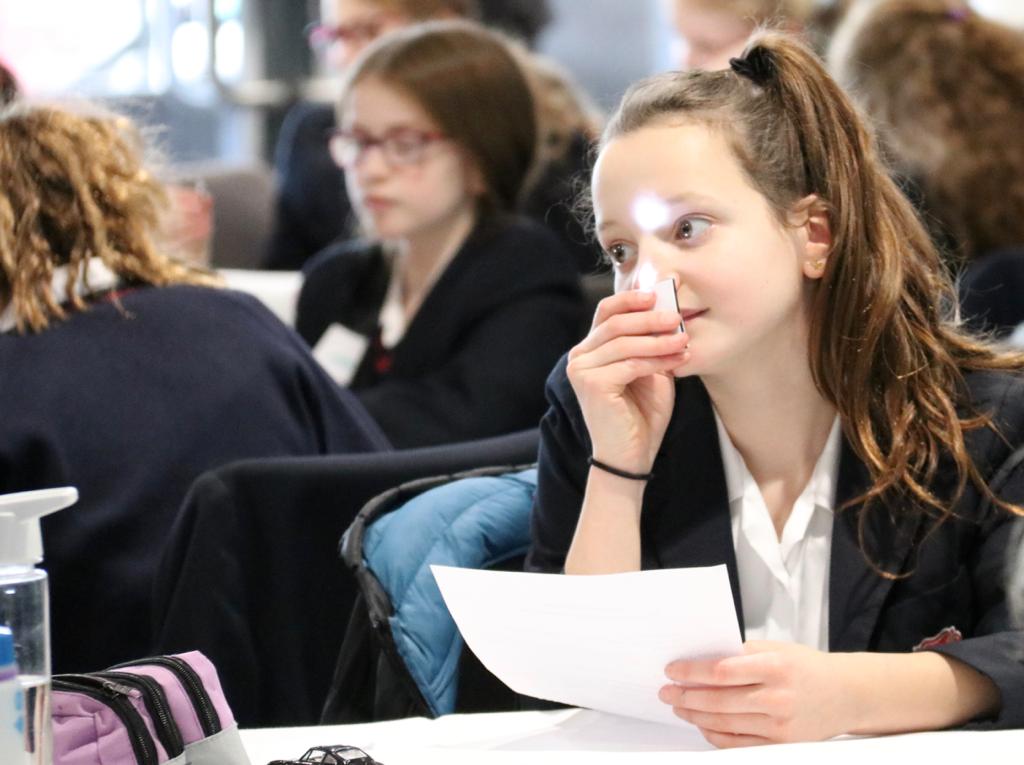 TCamboa's tweet photo. Today at #DigitalExplorers 170 young people were present, excitingly learning about Morse code and how coding works.
We could see on their faces their bright ideas coming through! @TCS_UKI @TheEDTUK https://t.co/dlWq7POSPD