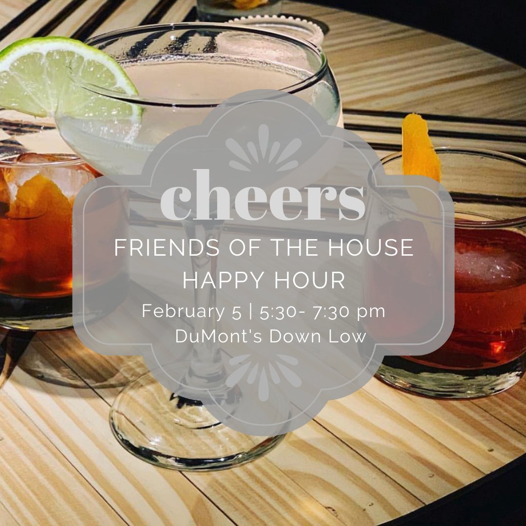 RMHCFriends's tweet image. Mark your calendars! The first Happy Hour of the year is just one week away. Meet, mix and mingle with other like-minded philanthropic individuals on February 5th from 5:30 - 7:30 pm at @dumontsdownlow. Members and nonmembers are invited to attend. We hope to see you there!