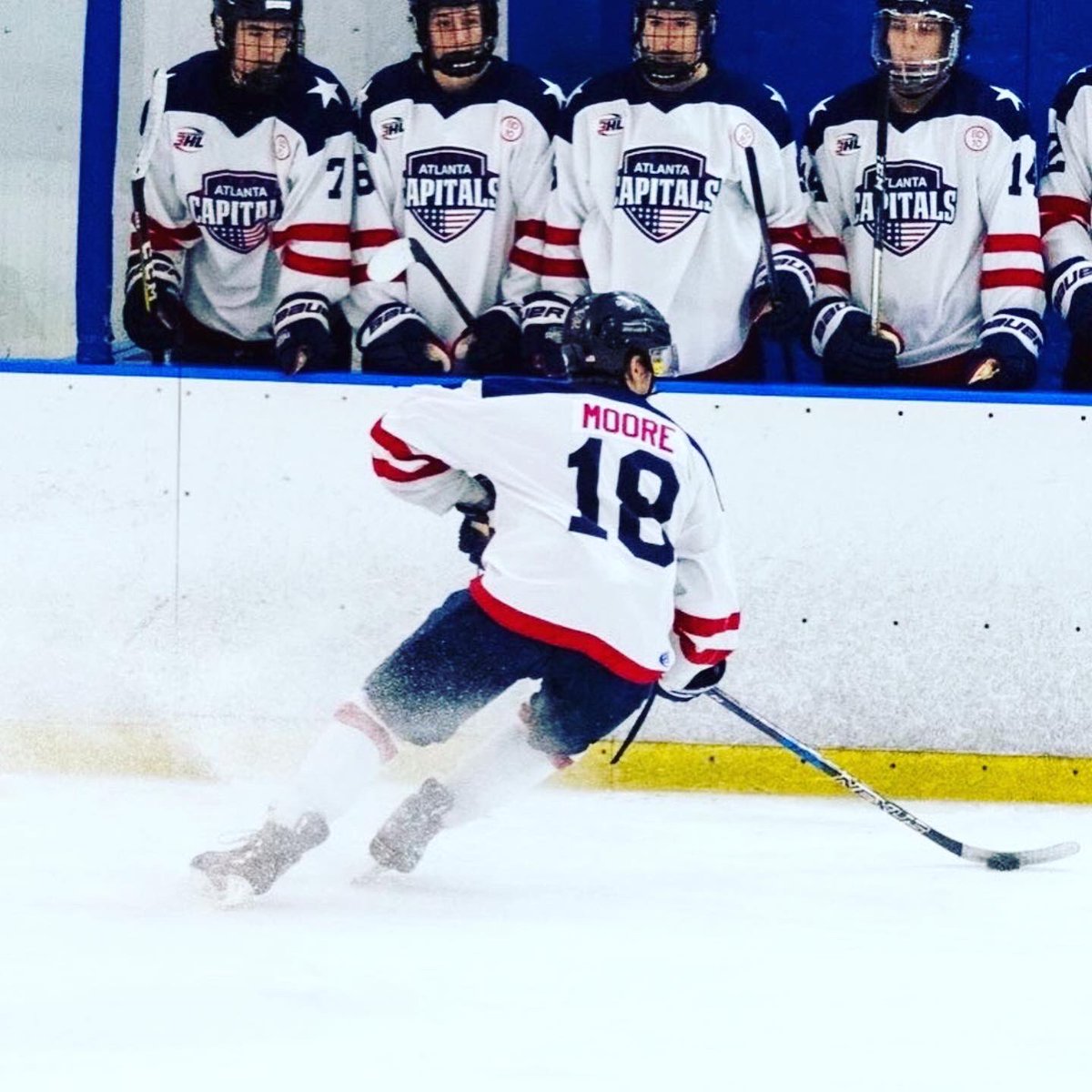 atl_caps's tweet photo. Congratulations to our @na3hl top prospects. Joey Allegrini, Matt Macumber, Patrick Egdorf, and Gunner Moore. @NACommissioner #topprospects #na3hl #atlantacapitals #rollcaps #playerdevelopment #atlcaps #BD10 https://t.co/AYylPMpTD0