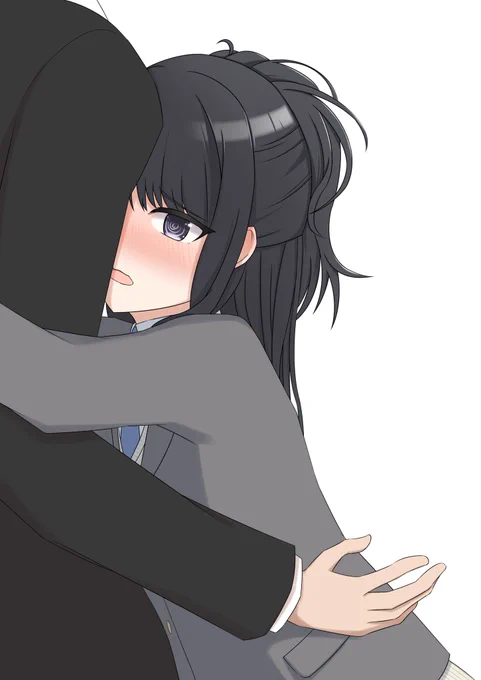 これはの賭けに負けてPに抱きつくことになった灯織(は?)
#シャニマス 