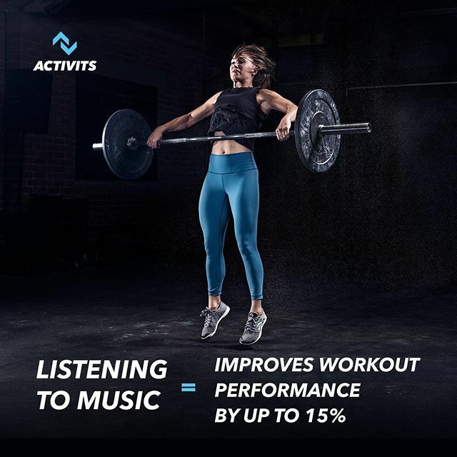 ActivitsN's tweet image. Listening to music improves your workout performance by up to 15%. ⠀
⠀
Studies show that faster paced music can lead to improved athletic performance with a 2006 study showing that participants increased treadmill speed, distance travelled without becoming more tired than wh…