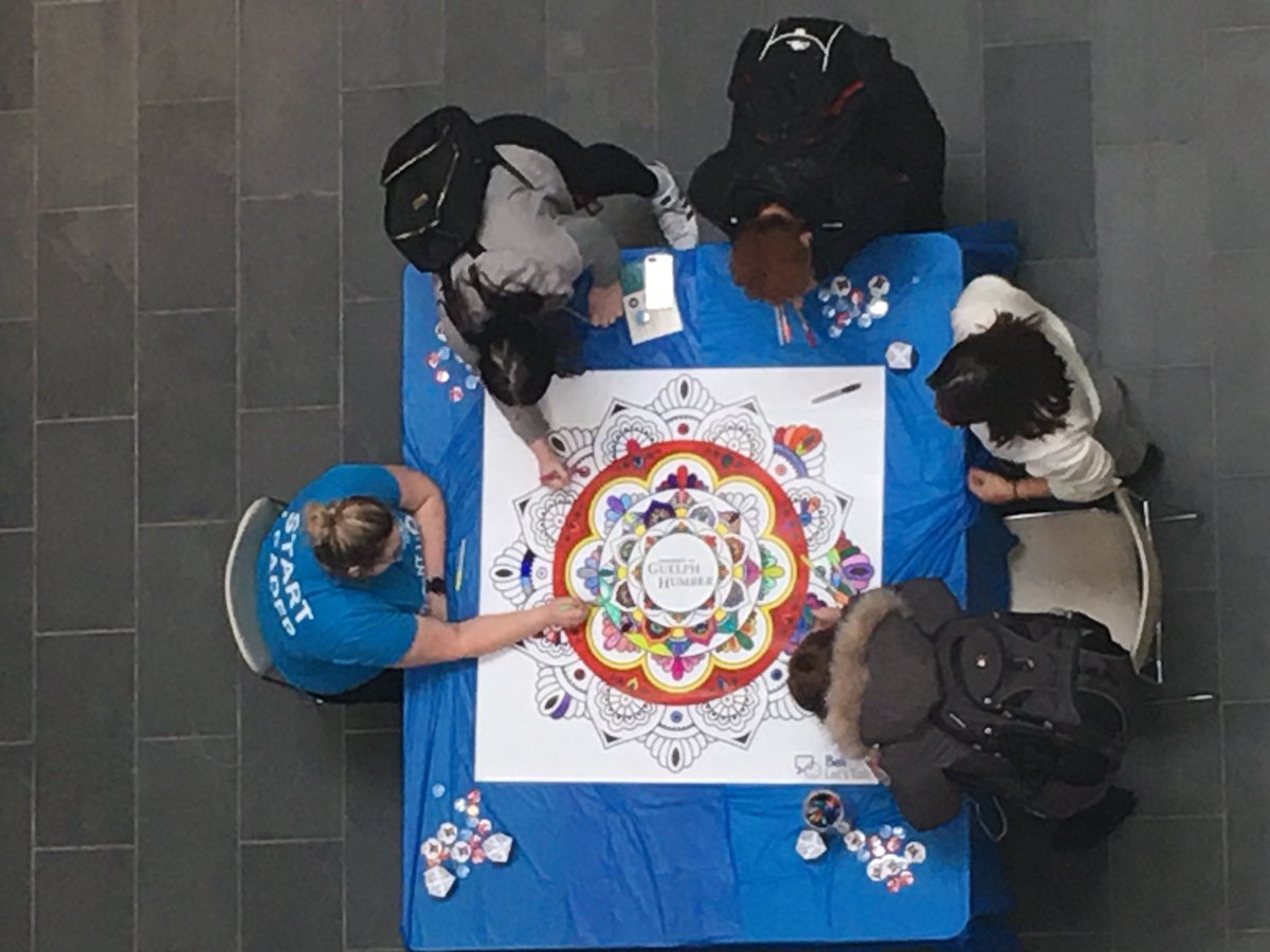 GuelphHumberUni's tweet photo. Our #UofGHLetsTalk event in support of #BellLetsTalk is happening soon! Come by the atrium today from 11am to 3pm to show your support #mentalhealth intiatives. Hope to see you there! #UofGH https://t.co/TbCS6qVTHU