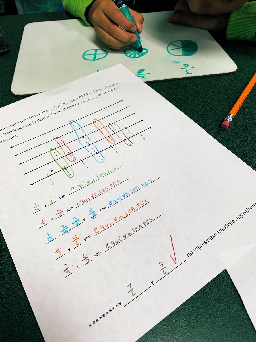 Laura19988036's tweet photo. Representing equivalent fractions on a number line @PISDMathematics  #PISDMathchat https://t.co/uxbyM3c1Ts