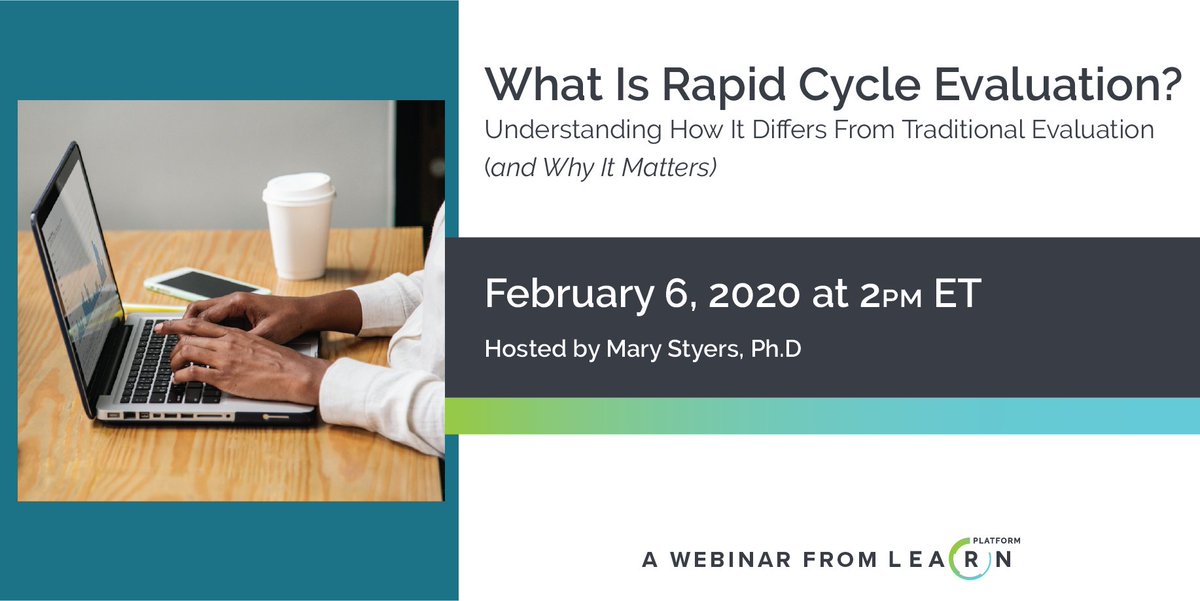 🚨UPCOMING WEBINAR🚨 
Want to Know if Your EdTech Is Working? 
Rapid-Cycle Evaluation Offers a Way
February 6 at 2pm ET. Get more info &amp; register ow.ly/hzVr50y72XX