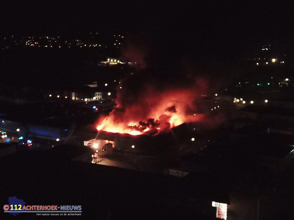 Melding grote brand Wichmond