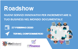 Appuntamento a Torino 27 Febbraio #NSO #fatturaelettronica #eprocurement #blockchain #creditriskmanagement 
<a href="/ITFinanceSrl/">ITFinance</a> con il patrocinio di <a href="/Assintel/">ASSINTEL</a> ifin.it/news/torino-27…