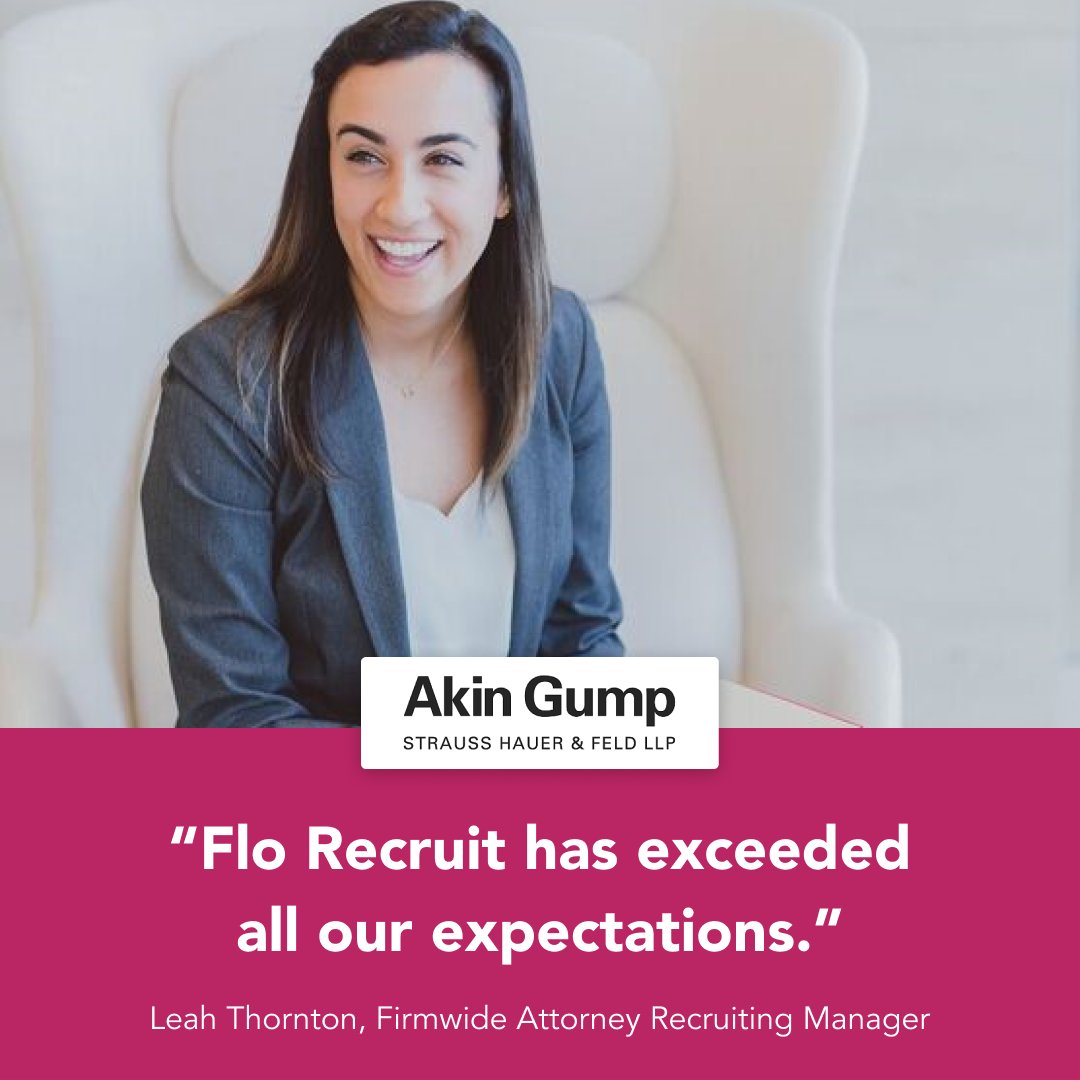 FloRecruit's tweet photo. We sat down with Leah Thornton of Akin Gump Strauss Hauer & Feld LLP to discuss how they've eliminated #paper from their recruiting events and created more intentional connections with students by leveraging #FloRecruit.
๐๐
https://t.co/5jprWFTfOf https://t.co/p7oBoNZq91
