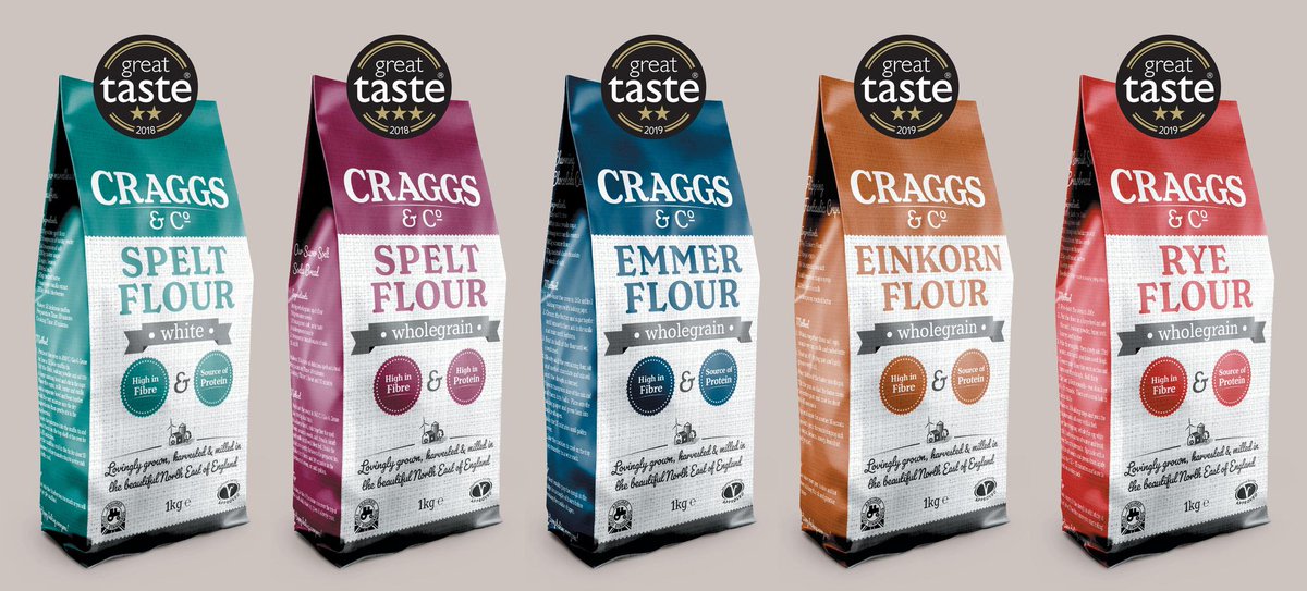 CraggsandCo's tweet photo. 📣Calling Farm Shop, Food Hall &amp; Deli's📣
Our range of award-winning ancient grain flours are perfect for your home baking section
•High in fibre
•High in protein
•Good gut health
•British produce
•Sustainably farmed
•Low MOQ
•Prices include delivery &amp; recipe cards https://t.co/16Flp4xCHF