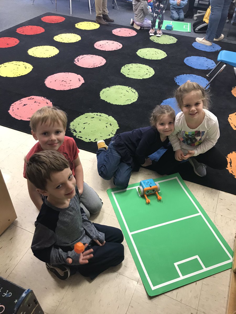 MrsSchlette's tweet photo. Goal!!! Coding fun with Botley. @victoriaobst #learningresources #tgproud https://t.co/1h7uvEjNqu