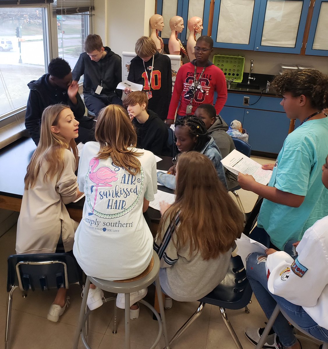 My kids are meeting with their teams to finalize plans for tomorrow's Great Debate over the use of GMOs in our food supply. #teamLHJH #RISDsaysomething #adaptations #selectivebreeding #Question4