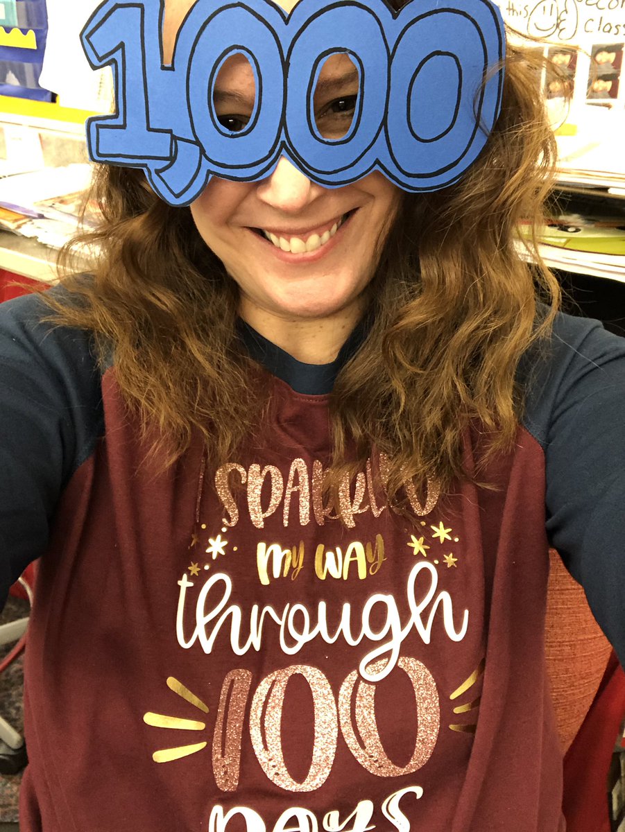 mrsgrisham3's tweet image. Happy 100th day!! #schk12
2nd graders and 5th graders are partnering for some 100 day fun!

For 5th graders this is their 1000th day!!
180 x 5 (k-4th) = 900
+ 100 in 5th = 1000!!!
@Harding_School 
@SCHK12